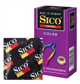 *Презервативы SICO Color цветные №12