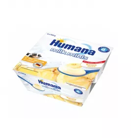 Йогурт Humana десерт банан 4*100 г