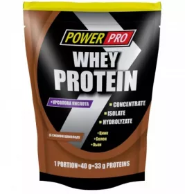 *Протеин Power Pro Whey Protein со вкусом шоколада 1 кг