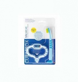 *Стимулятор Curaprox для прорезывания голубой и детская зубная щетка
