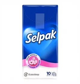 *Платочки Selpak носовые ароматизированные №10