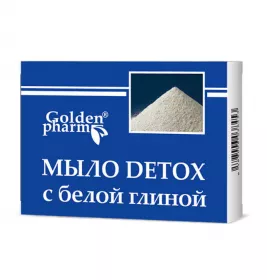 *Мыло Detox белая глина 70г ГФ