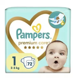 Подгузники Pampers Premium Care Newborn 2-5кг №72