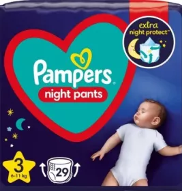 *Подгузники-трусики Pampers Pants ночные Midi 3 (6-11 кг) №29