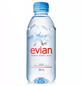 Вода Evian минеральная негазированная ПЭТ 0,33 мл