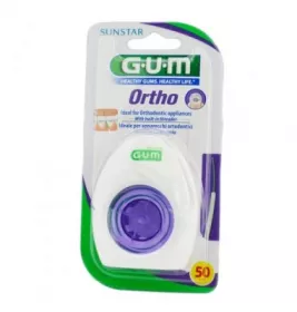 *Зубная нить GUM ORTHO ортодонтическая