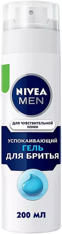 *NIVEA 81740 For men гель для бритья чувст.кожа 200мл