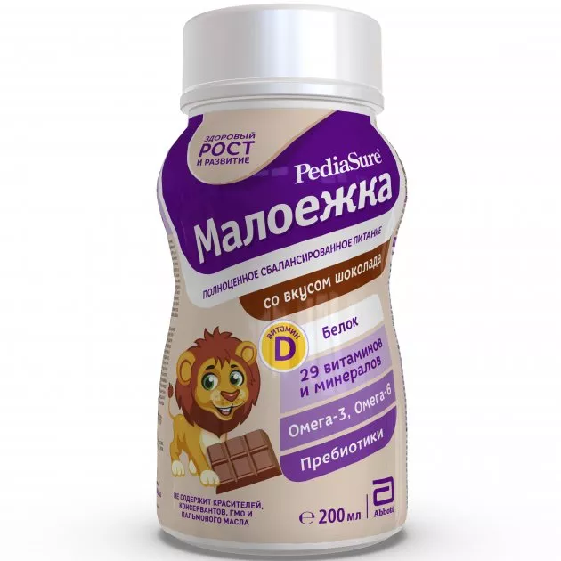 *Напиток Педиашур со вкусом шоколада