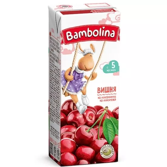 *Нектар Bambolina вишневий 0,2 л