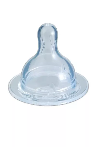 *Соска для бутылочек с широким горлом Canpol Babies EasyStart силиконовая медленная 1 шт