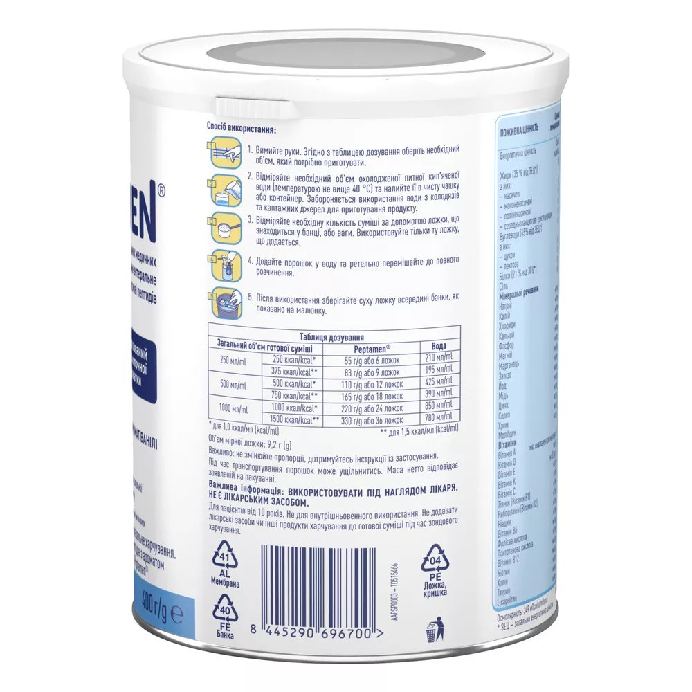 Смесь Nestle Peptamen 400 г