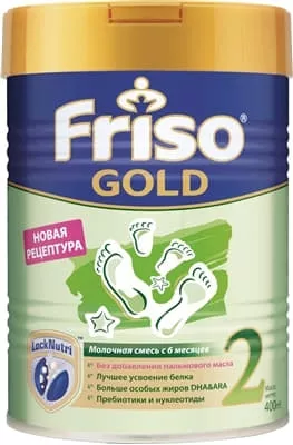 *Смесь Friso Gold 2 LockNutri молочная 6-12мес. 400г