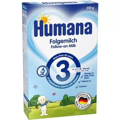 *Смесь Humana-3 сухая молочная с пребиотиками 350г
