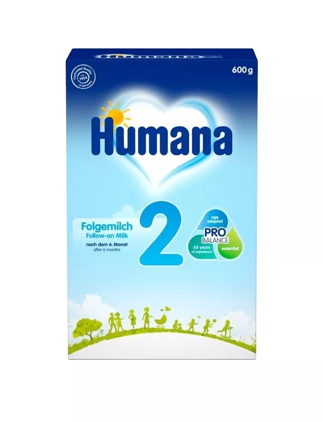 Смесь Humana-2 с пребиотиками (ГОС) LC PUFA и нуклеотидами молочная 600 г