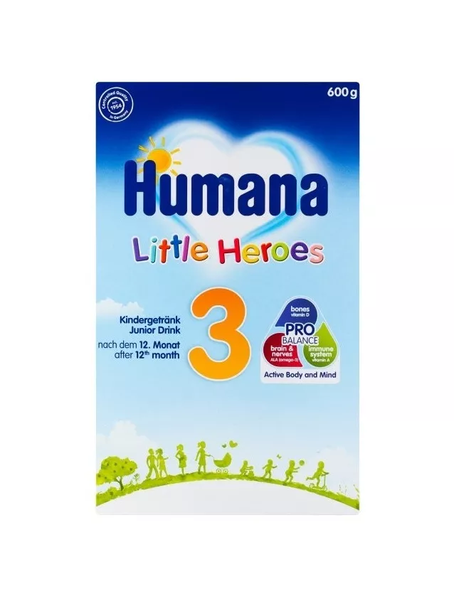 *Смесь Humana-3 сухая молочная Маленькие герои 600г