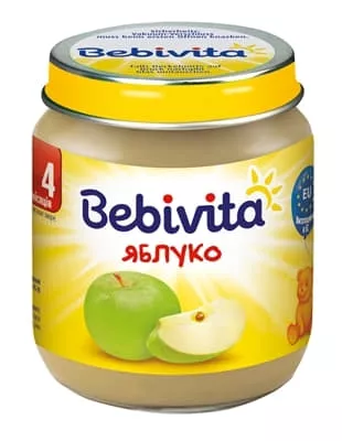 *Пюре Bebivita 1832 Яблоко 125 г