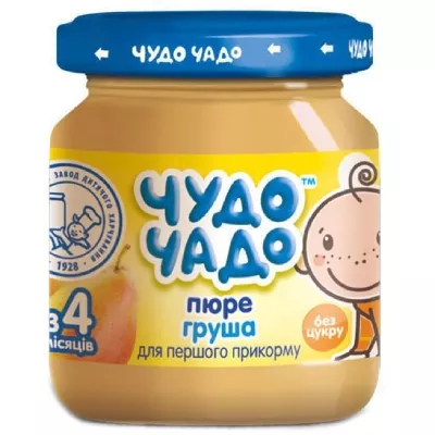 *Пюре Чудо-чадо из груш без сахара 90 г
