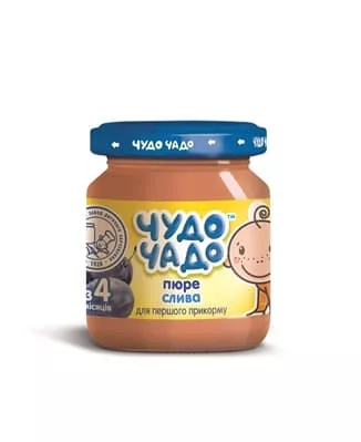 *Пюре Чудо-чадо из слив с сахаром 90 г