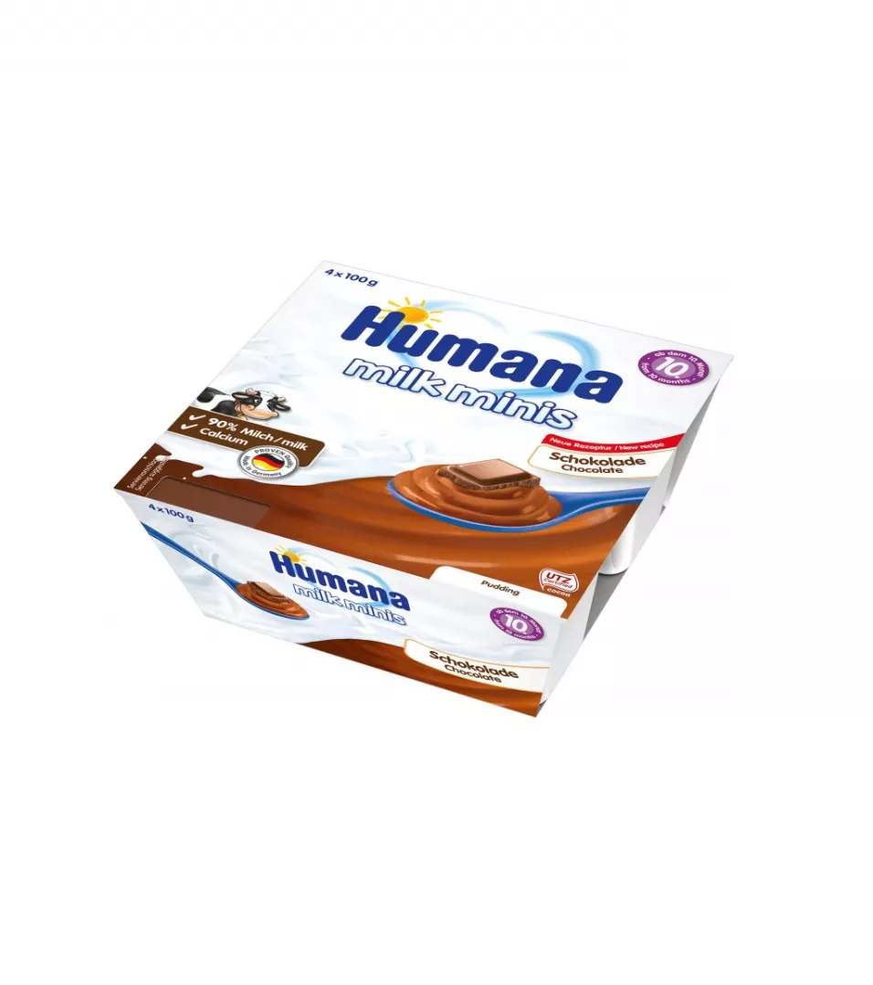 *Пудинг Humana 3512 детский шоколадный 4*100 г