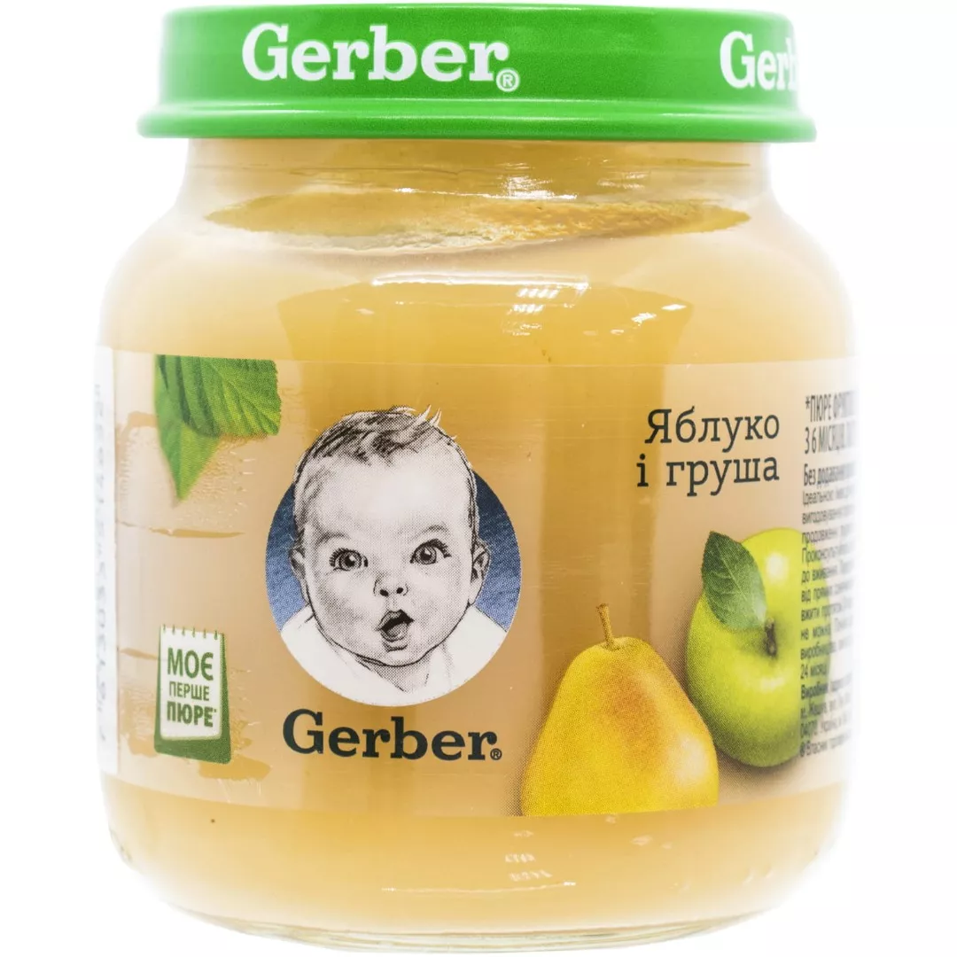 *Gerber П23 Яблоко-груша 130г