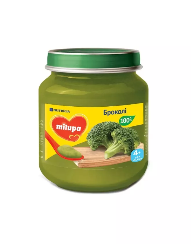 Пюре Milupa овощное Брокколи с 4 мес 125г