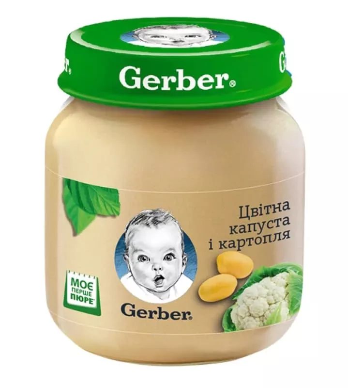 *Пюре Gerber Цветная капуста и картофель 130 г