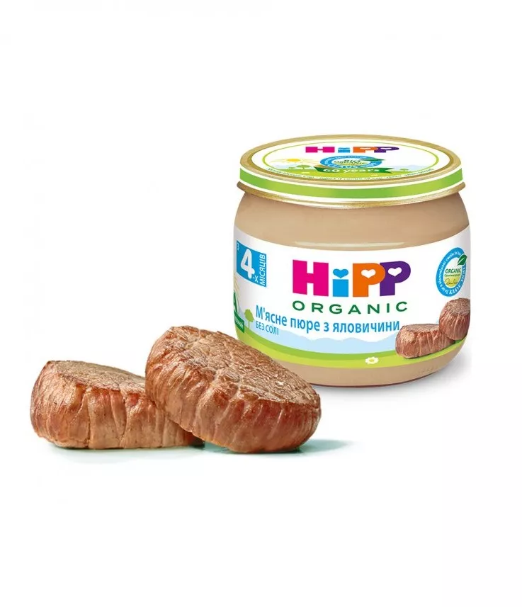 Пюре HiPP 6004 Мясное из говядины 80 г