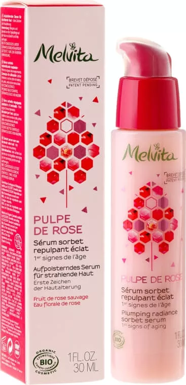*Сыворотка Melvita 80G0011 Pulpe De Rose Сорбет для упругости кожи 50 мл