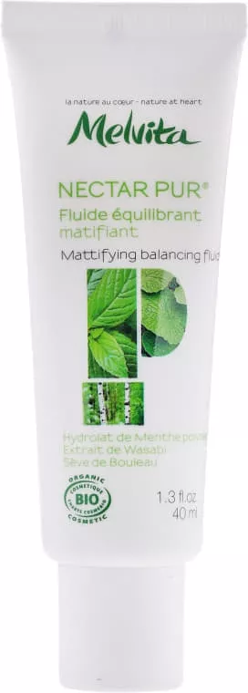 *Флюид Melvita 8XZ0003 NECTAR PUR матирующий для кожи вокруг глаз 40 мл