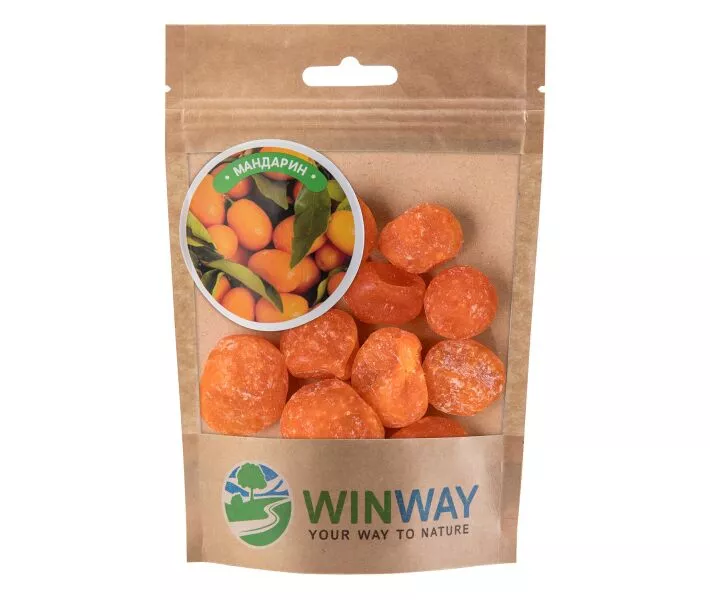 CRDB70%マウイワウイ×マンダリンクッシュ Мандарин сушений (кумкват) WINWAY zip-пакет 100г • ціна
