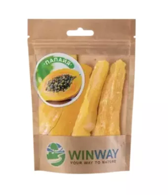 Папайя палочки WINWAY zip-пакет 100г