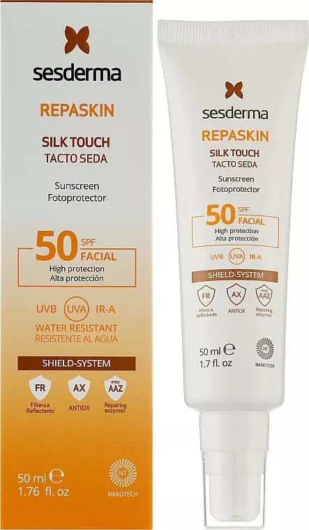 *Крем Sesderma REPASKIN silk touch солнцезащитный SPF 50+ 50мл