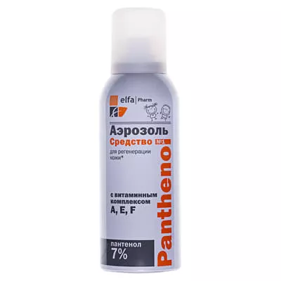 *Аэрозоль Panthenol с витаминным комплексом A, E, F 150 мл