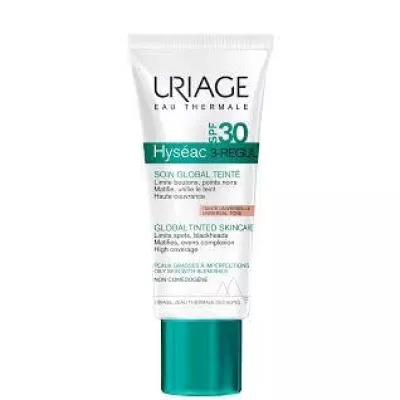 Крем Uriage Исеак 3-Regul тональний универсальный уход для лица SPF30 40 мл