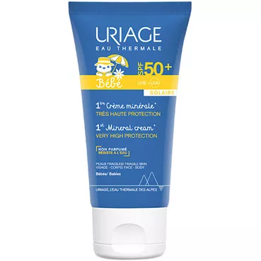 *Крем Uriage BEBE 1-й минеральный солнцезащитный SPF50+ 50мл
