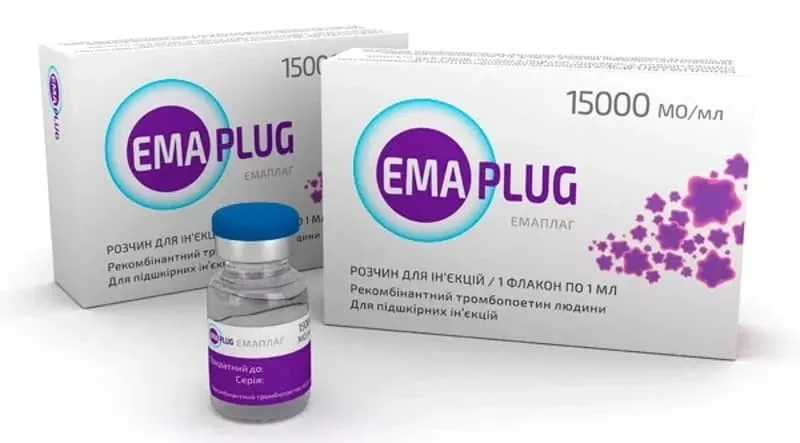 Эмаплаг раствор 15000 ЕД по 1 мл во флаконе 1 шт.