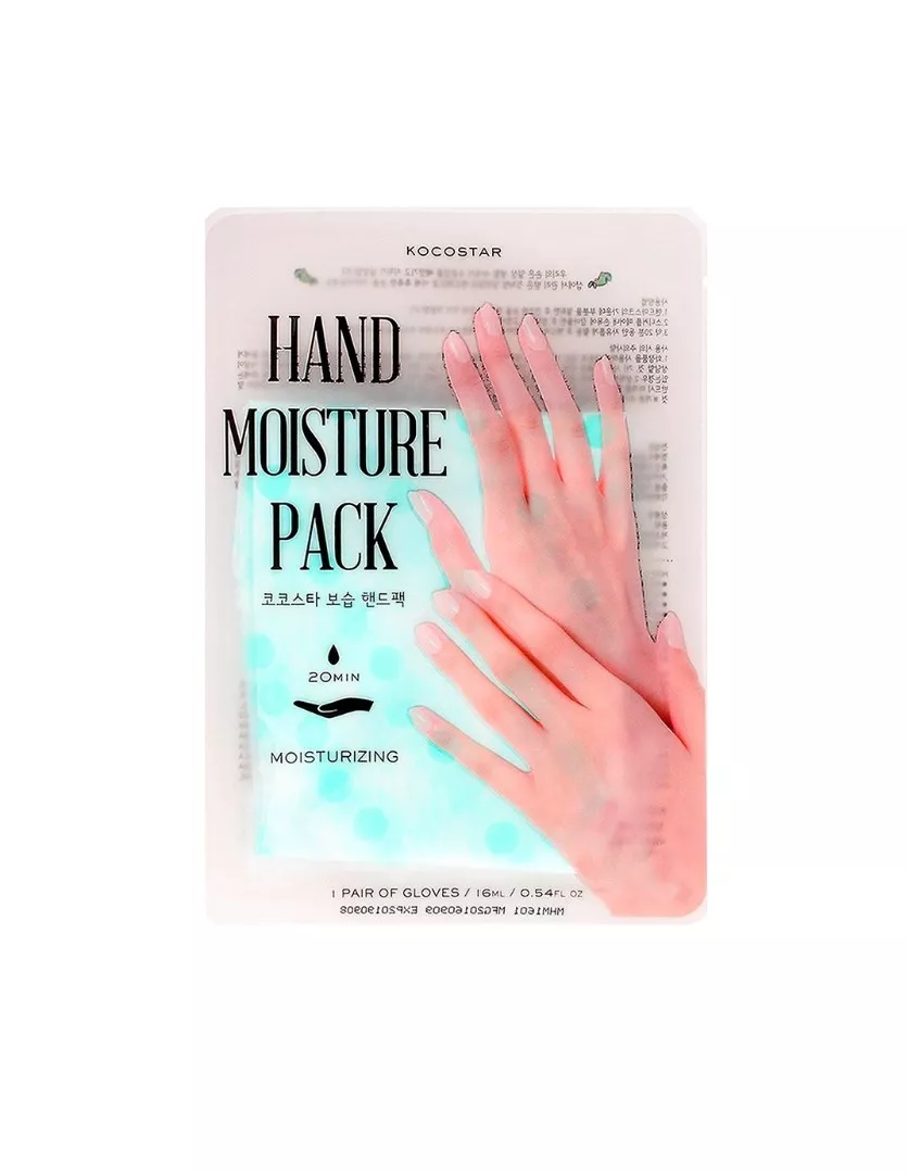 *Маска-уход Kocostar Hand Moisture Pack Увлажняющая мятная для рук 16 мл