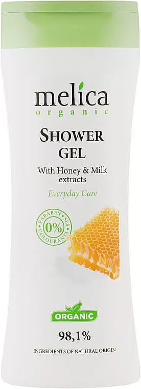 *Гель Melica Organic для душа с медом и молоком 250 мл