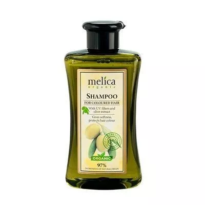 *Шампунь Melica Organic Для окрашенных волос с УФ-фильтрами и экстрактом оливок 300 мл