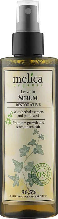 *Сыворотка Melica Organic Закрепляющая с растительными экстрактами и пантенолом 200 мл
