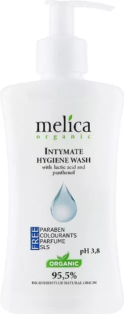 *Средство Melica Organic Для интимной гигиены с молочной кислотой и пантенолом 300 мл