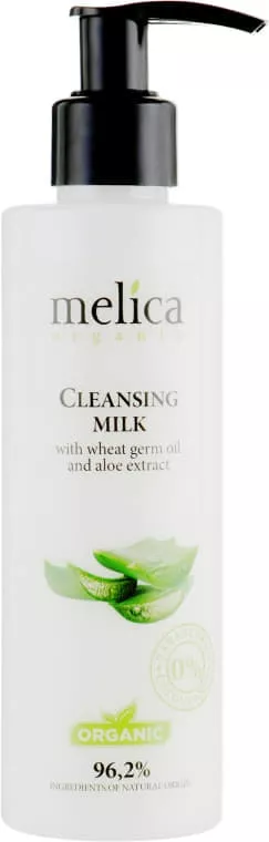 *Молочко Melica Organic Косметическое с маслом зародышей пшеницы и экстракта алоэ 200 мл