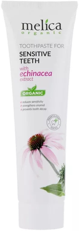 *Зубная паста Melica Organic Для чувствительных зубов c экстрактом эхинацеи 100 мл