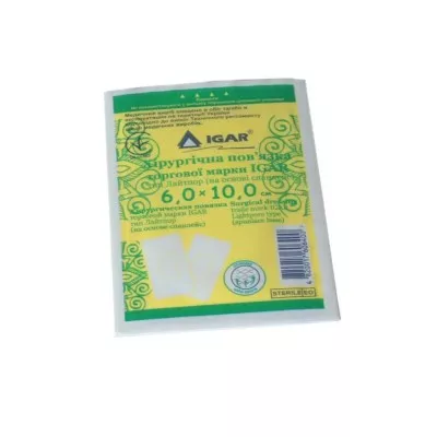 *Повязка Igar хир.Лайтпор 6*10см