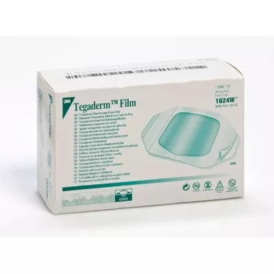 *Повязка Tegaderm Film 6см*7см с прорезью д/фикс.канюль №1 (100шт в уп.)