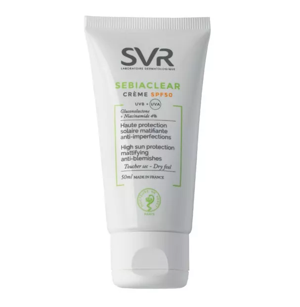 *Крем SVR Себиаклер солнцезащитный SPF 50 50 мл