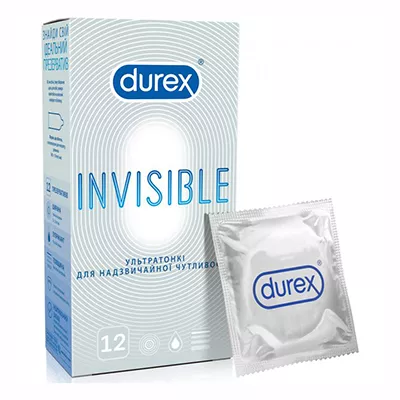 Презервативы Durex Invisible ультратонкие №12