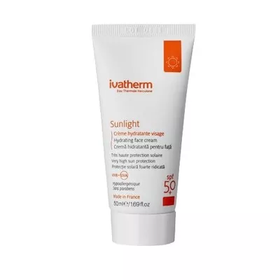 Крем Ivatherm SUNLIGHT солнцезащитный увлажняющий SPF50+ 50мл