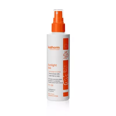 Молочко Ivatherm SUNLIGHT KIDS солнцезащитное для детей SPF 50+ 200мл