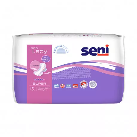 Урологические прокладки SENI Lady Super №15